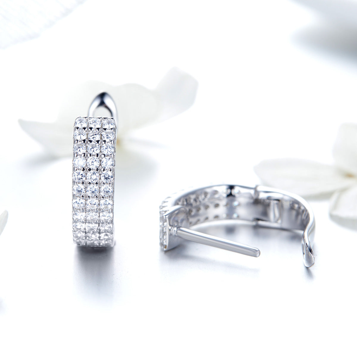 Glitz Hoop Earrings