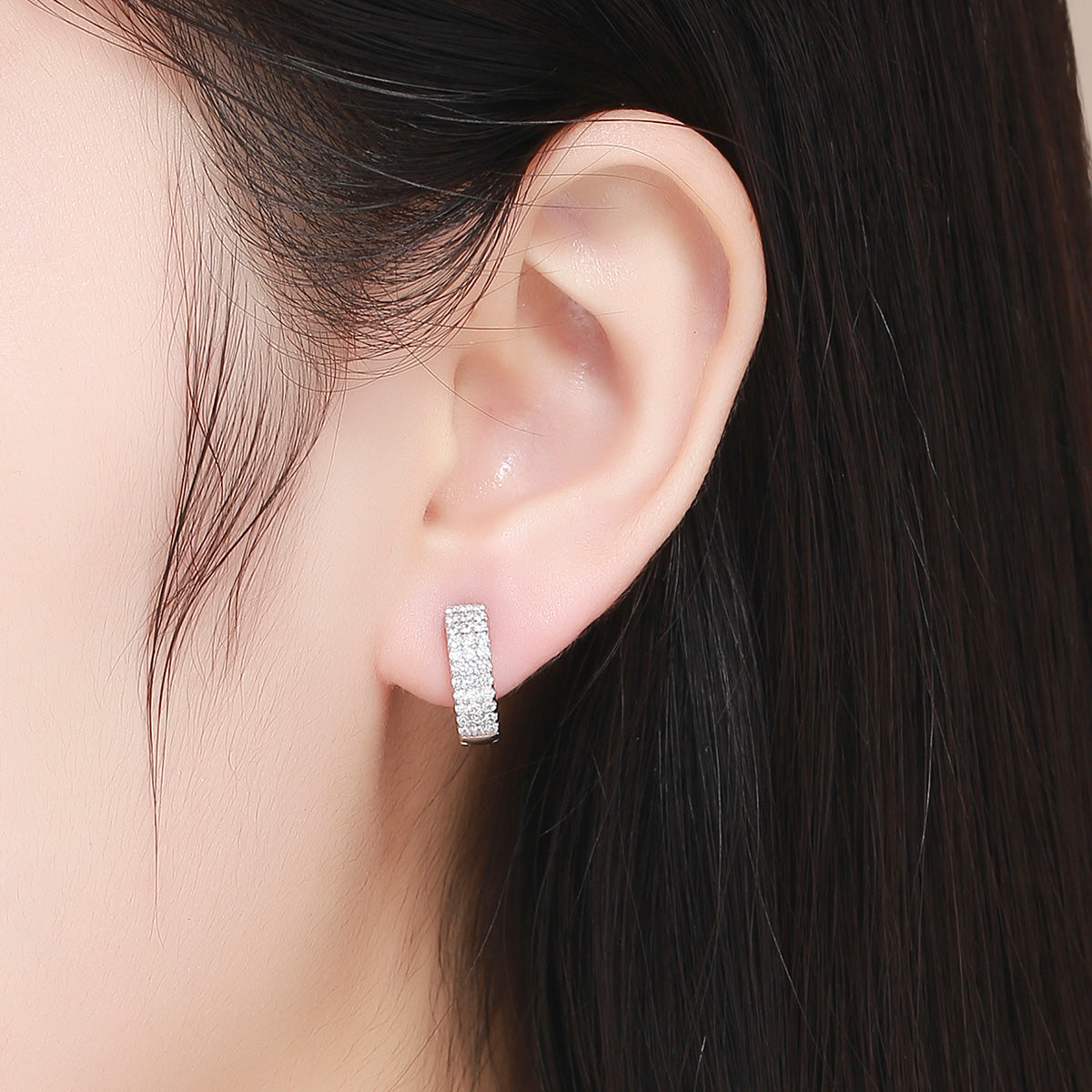 Glitz Hoop Earrings