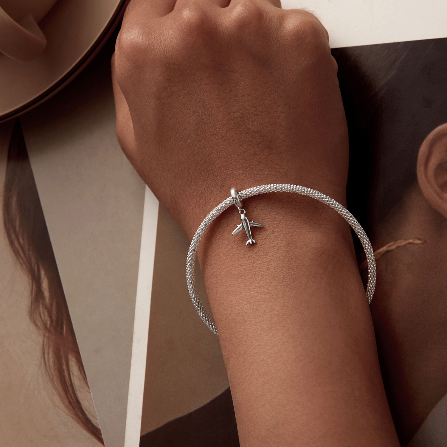 Plane Dangle Charm