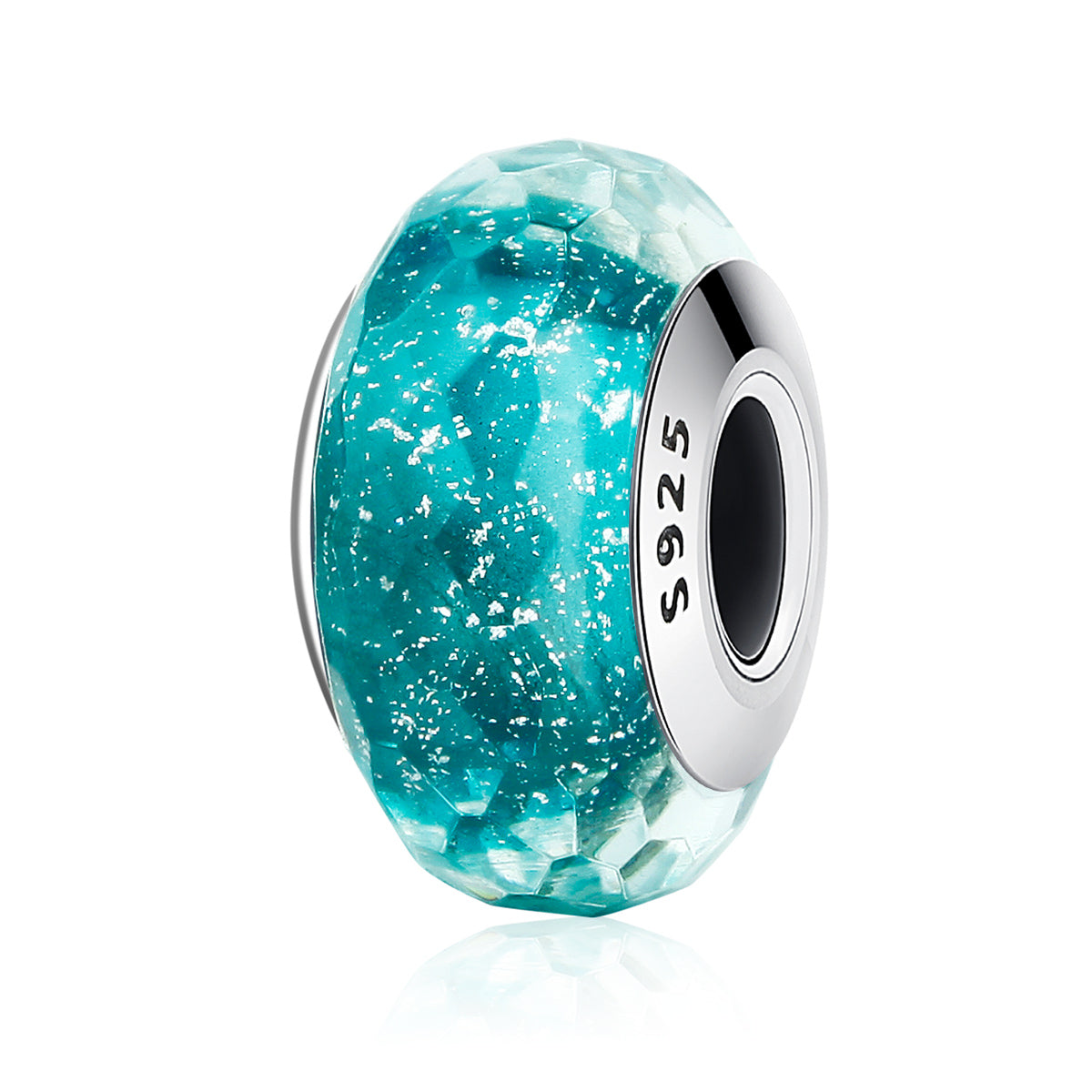 Aquamarine Glass Bead - Lullaboo