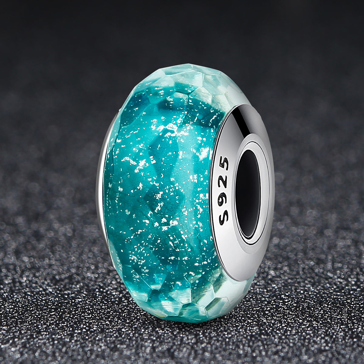 Aquamarine Glass Bead - Lullaboo